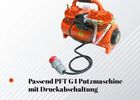 pft g4 luftkompressor, putzmaschine g4