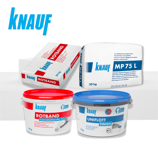 Knauf Rotband, MP 75 L Maschinenputz für Innenputz