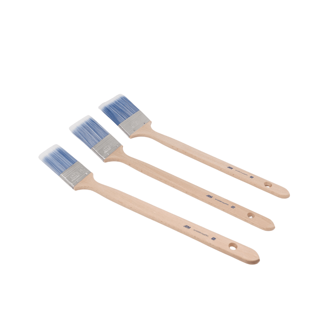 Heizkörperpinsel Aqua Pro – 50 mm / 60 mm / 75 mm – Profi-Lackierpinsel für Wasserlacke