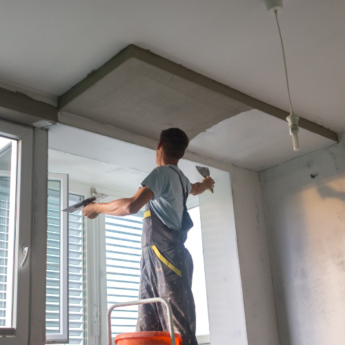 Innenwände verputzen & glätten mit Knauf