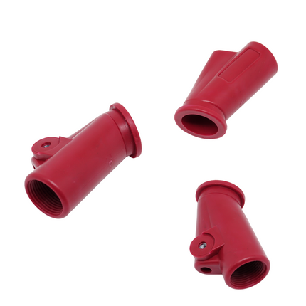 Spritzkopf Kunststoff 30° gekröpft, 1" IG, 25 mm  für Schrauben mit M8 Gewinde 4053-001