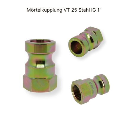 Mörtelkupplung VT 25 mm 1" 