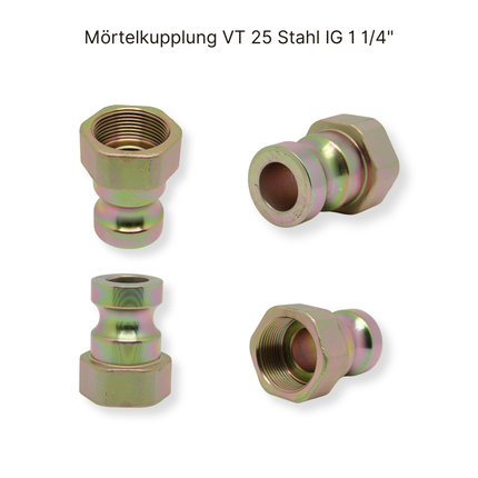 Mörtelkupplung VT 25 mm 1 1/4"