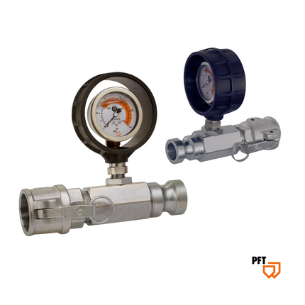 PFT Mörteldruckmanometer DN25 M-Teil | DN25 V-Teil