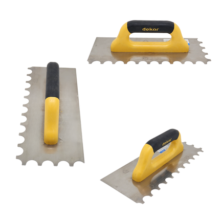 Rostfrei Zahnkelle halbrund mit Softgriff
DK-483