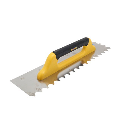 Rostfrei Zahnkelle halbrund mit Softgriff
DK-487