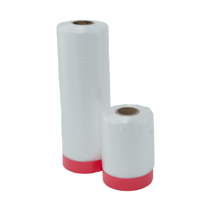 Abdeckfolie mit Klebeband - Malerfolie