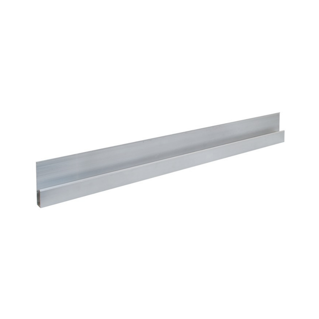 Alu h-Kartätsche mit Verstärkungswulst Aluminium 1,6 mm