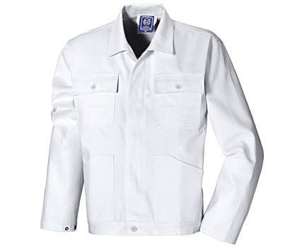 Arbeitsjacke Basic Weiß - 100% Baumwolle Größe 50