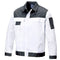 Arbeitsjacke weiß mit Taschen 46