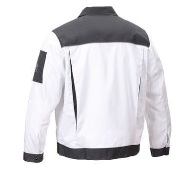 Arbeitsjacke weiß mit Taschen