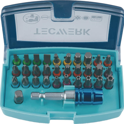 Bitsortiment 32-teilig Schlitz/PH/PZD/TX/TX-BO/6Kt.