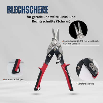 Blechschere gerade 250mm