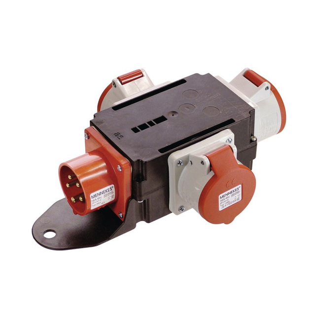 CEE-Adapter MIXO RHEIN 1xCEE-Stecker 400V, 16 A, 5-polig IP44