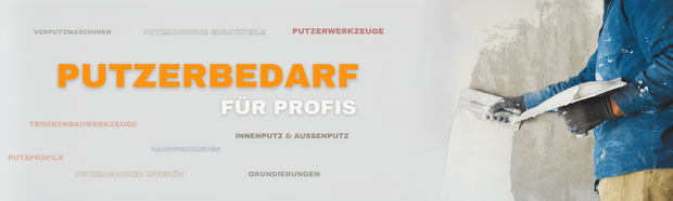 Putzmaschinen Zubehör, Putzerwerkzeug, Baustoffhandel