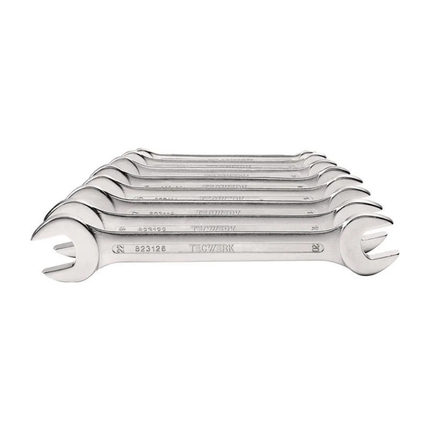 Doppelmaulschlüssel-Satz 12-teilig SW6-32 mm CV-Stahl verchromt