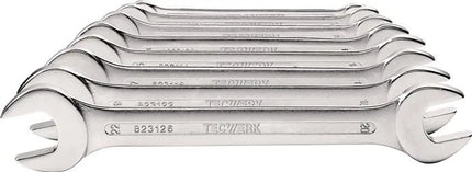 Doppelmaulschlüssel-Satz 12-teilig SW6-32 mm CV-Stahl verchromt