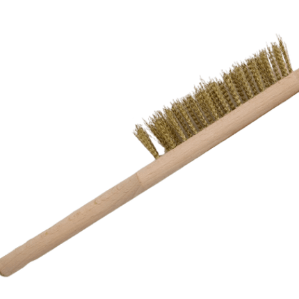 Drahtbürste mit Holzgriff 3-reihig - Stahldraht 260mm