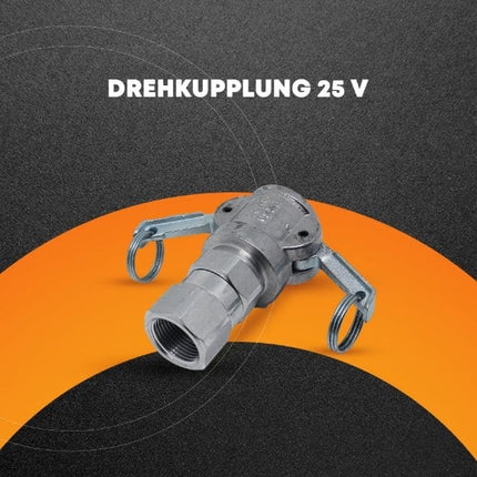 Drehbar Kupplung MT25 360' ALU in 1"