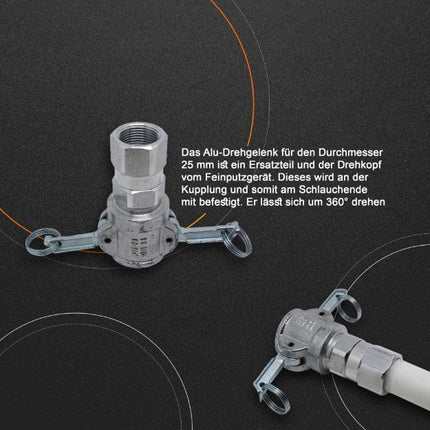 Drehbar Kupplung MT25 360' ALU in 1"
