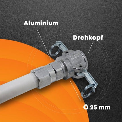 Drehbar Kupplung MT25 360' ALU in 1"