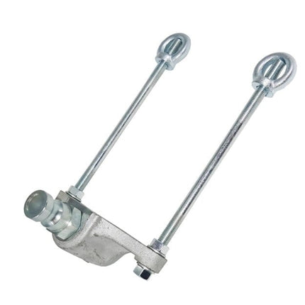 Druckflansch mit 2 * Zuganker M16 und Kupplung NW25 1228