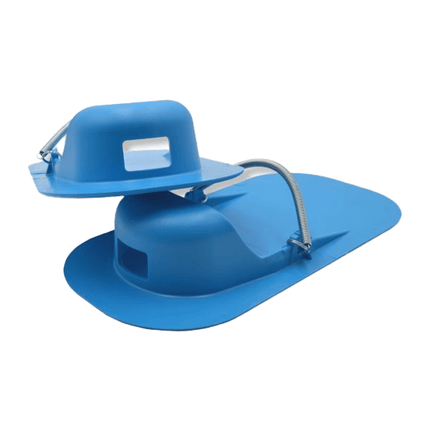 Glättschuhe PVC blau 395x200 mm 2700-076
