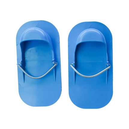 Glättschuhe PVC blau 395x200 mm