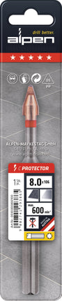 Feinsteinzeugfliesenbohrer C PROTECTOR Ø 6 mm – für extrem harte Fliesen – ALPEN