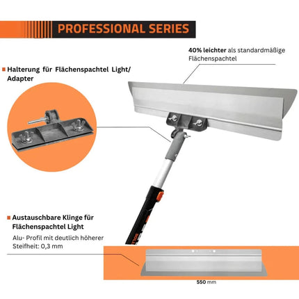 Flächenspachtel-Set Light, 4-tlg.