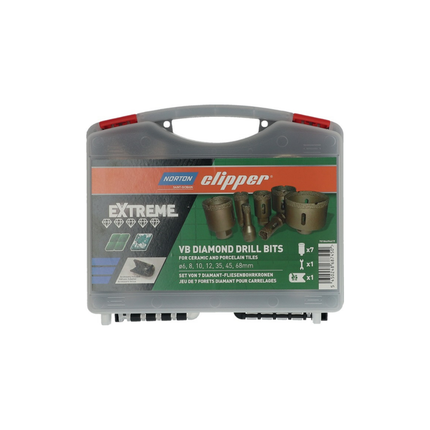 Fliesenbohrkoffer Extreme VB 6/8/10/12/35/45/68 mm Typ Sanitär 9-teilig