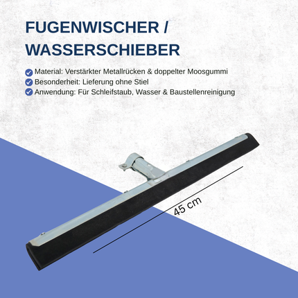 Fugenwischer - Wasserschieber
