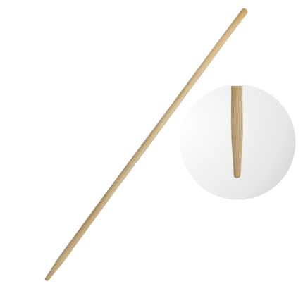 Gerätestiel Holz mit Konus - 140 cm Länge Ø 24 mm Besenstiel