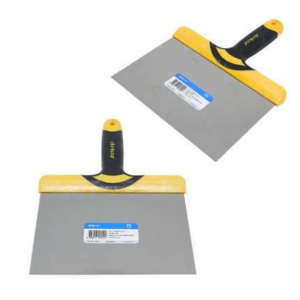 Gipserspachtel Edelstahl, Trockenbau Spachtel 200x120mm (Federstahl)