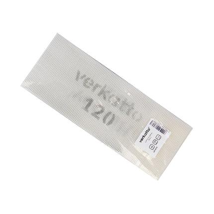 Gitterleinen - Schleifgitter Korn 120 - 5 Stück Weiß