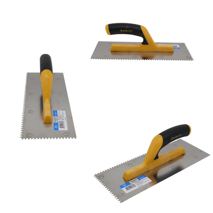 Glättekelle Gezahnt Dreieckzahn 295x120mm