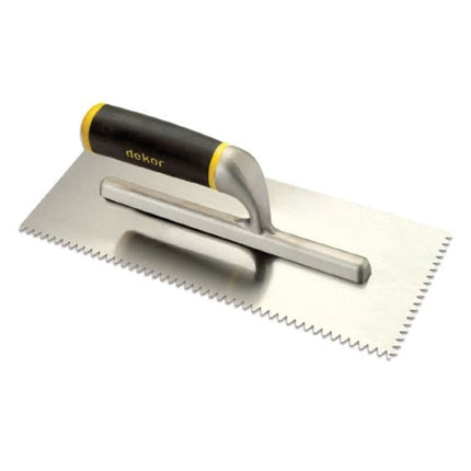 Glättekelle Gezahnt Dreieckzahn Aluminiumgriff Federstahl DK-520