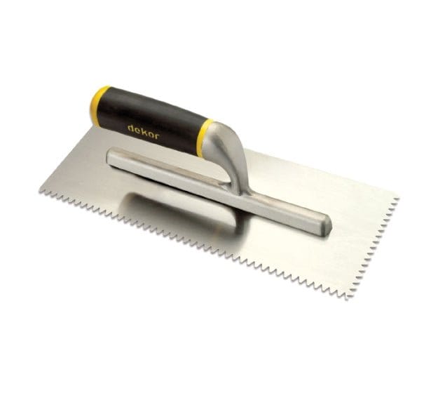 Glättekelle Gezahnt Dreieckzahn Aluminiumgriff Federstahl DK-520