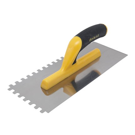 Glättekelle Gezahnt mit Softgriff Zahnglätter 8x8