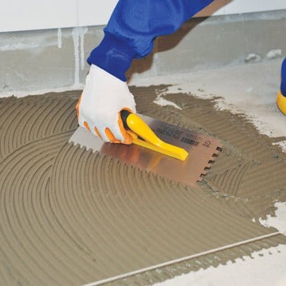 Glättekelle Gezahnt mit Softgriff Zahnglätter