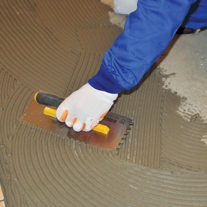 Glättekelle Gezahnt mit Softgriff Zahnglätter