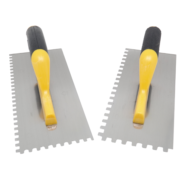 Glättekelle Gezahnt mit Softgriff Zahnglätter