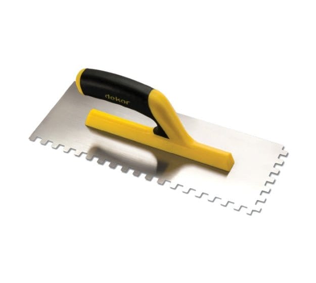 Glättekelle Gezahnt Viereckzahn 6x6 DK-402
