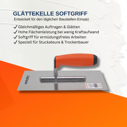 Glättekelle Softgriff  270x130mm