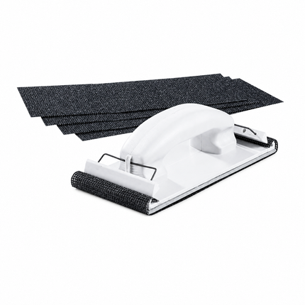 Handschleifer-Set Länge 210 mm Breite 105 mm 5 teilig Körnung 100 Kunststoff