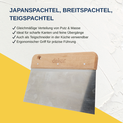 Japanspachtel 170mm-300mm - Breitspachtel, Teigspachtel