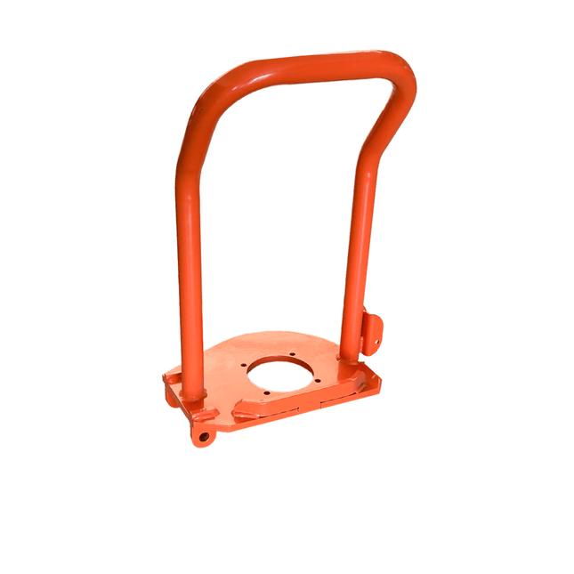 Kippflansch mit Schutzbügel für Putzmaschinen