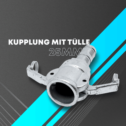 Kupplung 25 MT mit Tülle DN25