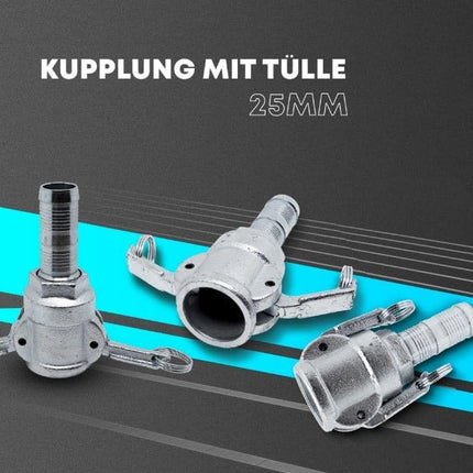 Kupplung 25 MT mit Tülle DN25