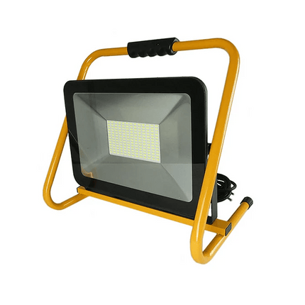 LED Baustrahler SLIM 50 W, 230V, 5 meter Kabel
